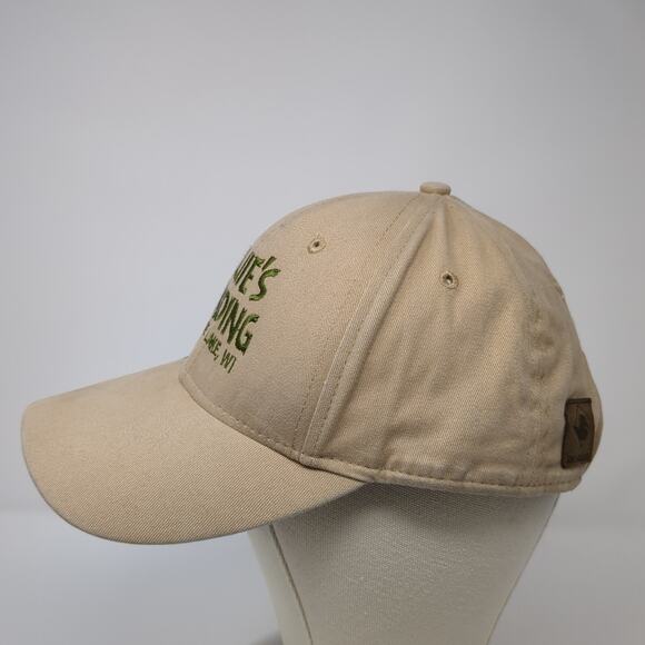 Louie's Landing Moose Lake WI Baseball Cap Brown One Size Adjustable Dri-Duck - Picture 3 of 9